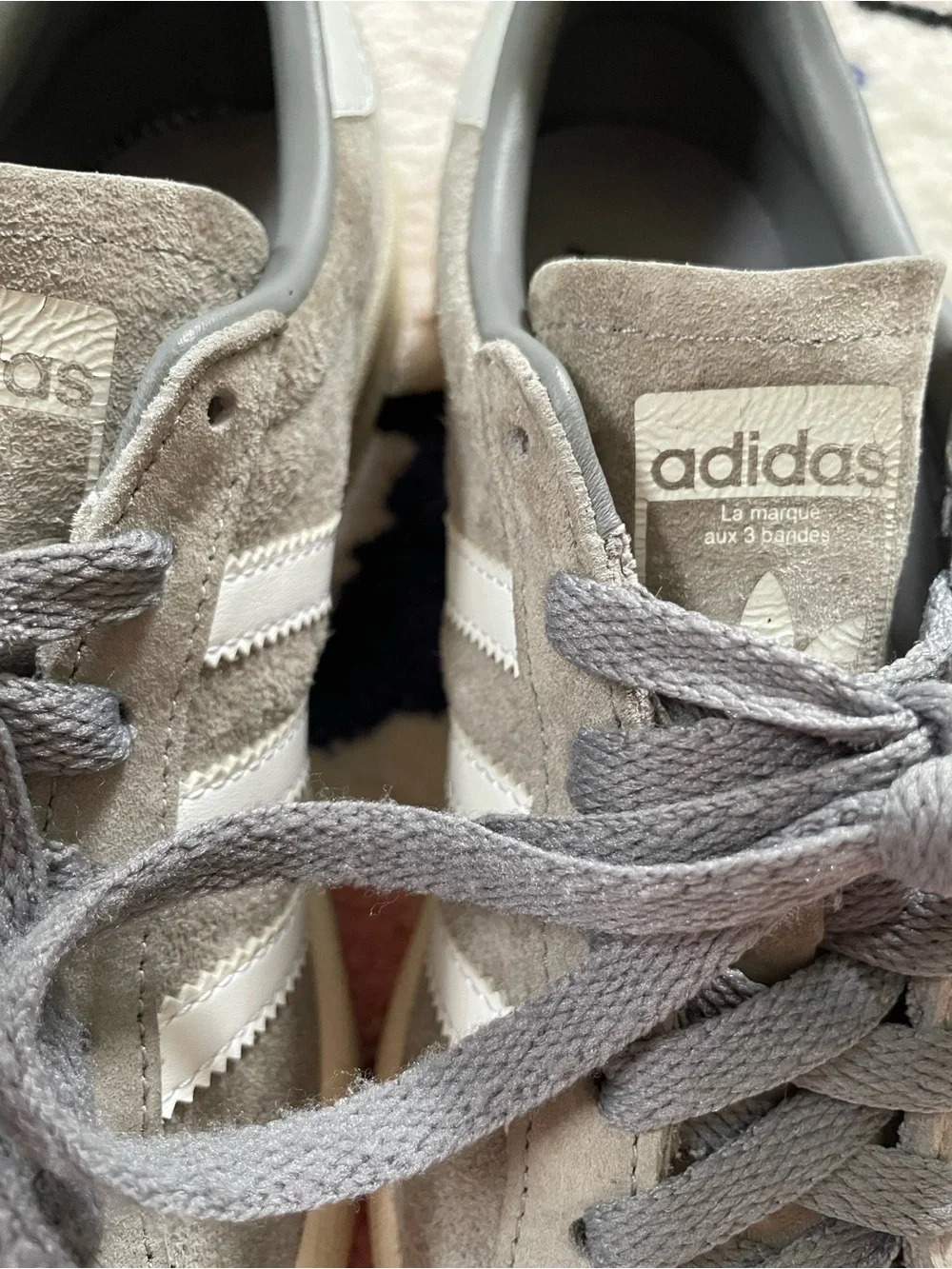 Adidas Campus grey suede sneakers men's 4.5 (fits women's size 6 too)